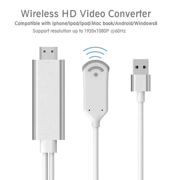 Zore Mirascreen HDTV Adaptör Tüm Modellere Uyumlu - Resim 3