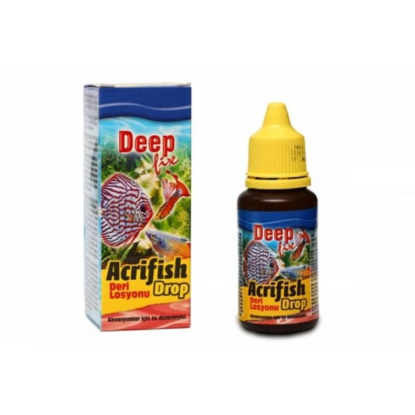 Deep Fix Acrifish Drop Akvaryum Su Düzenleyici Balık Deri Losyonu 30 ml ürün görseli 1