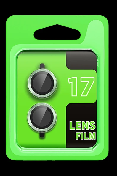 HarmonyAura Apple iPhone 17 Raze Metal Kamera Lens - Açık Yeşil ürün görseli 1