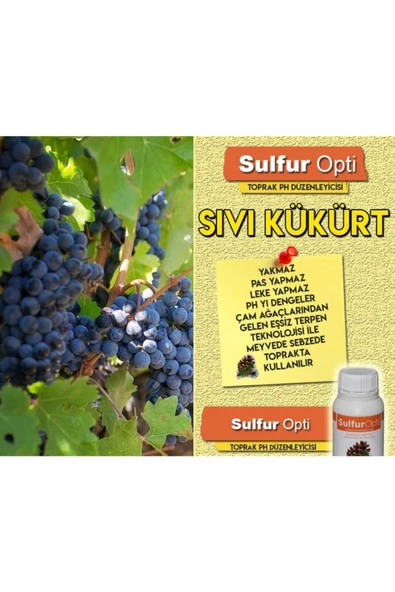 Sulfüropti Kükürt Içerikli Sıvı Yaprak Gübresi 5lt - Resim 3