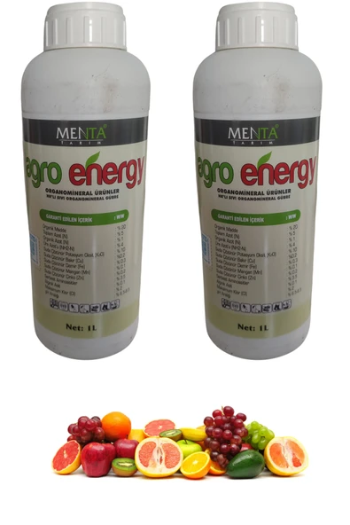 Agro Energy Yaprsk Gübresi 1LT-2Adet/ Tüm Meyve Ağaçları Sebzeler ve Bitkiler İçin ürün görseli 1