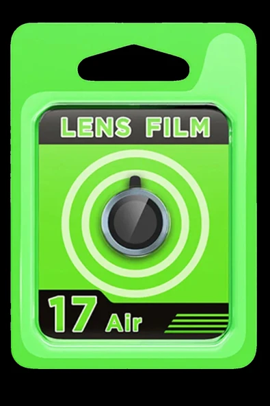 HarmonyAura Apple iPhone 17 Air Raze Metal Kamera Lens - Mavi ürün görseli 1