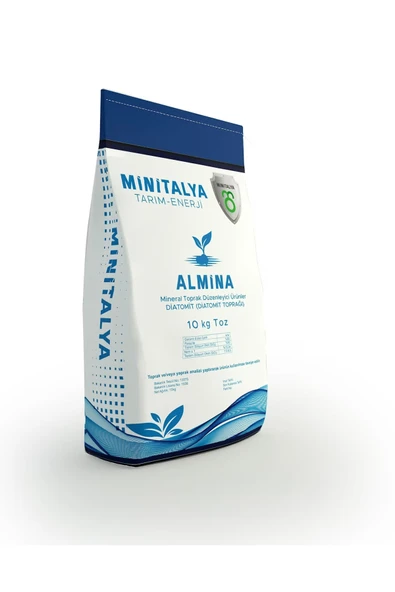 ALMINA JEOTERMAL BİYOMİNERAL TOPRAK DÜZENLEYİCİ Organik Silikon ve Aljinik Asit 10 KG - Resim 2