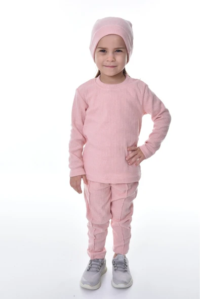 RISTAK Kız çocuk bereli mevsimlik alt üst takım ürün görseli 1