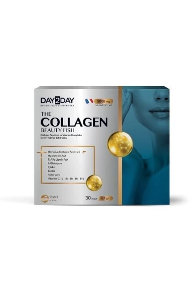DAY2DAY The Collagen Beauty Fish Kollajen 30 Saşe X 7 gr ürün görseli 1