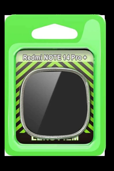 HarmonyAura Xiaomi Redmi Note 14 Pro Plus Raze Metal Kamera Lens - Gümüş ürün görseli 1