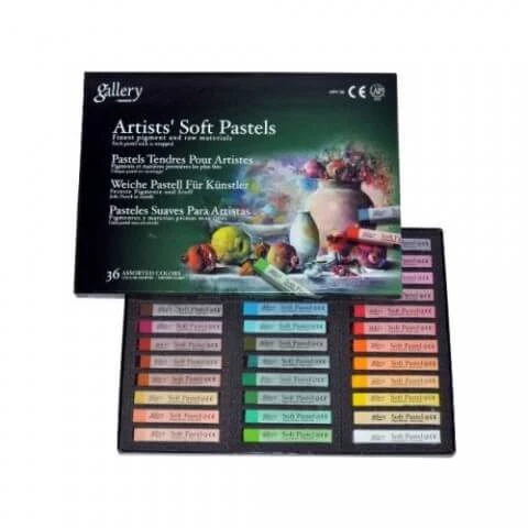 Mungyo Gallery Artists 36'lı Tam Boy Toz Pastel (soft Pastel) Set - Assorted Colors (karışık Renkler)