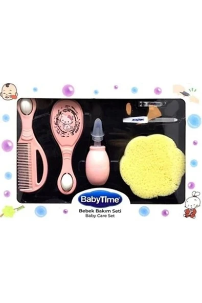 Babytime Bebek Bakım Seti Bt512 -pembe ürün görseli 1