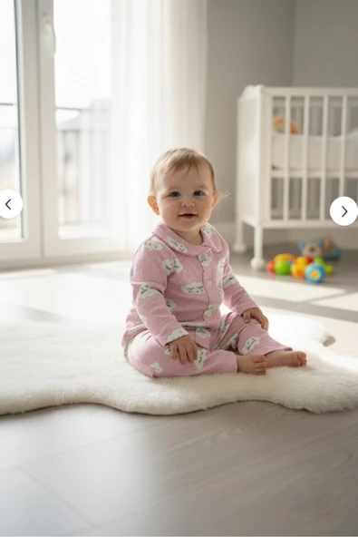 ruhaay Bebek baskılı pamuklu alt üst takım ürün görseli 1