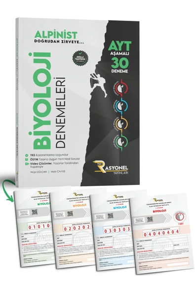 TYT - AYT Biyoloji Deneme Seti (70 Deneme) - Resim 2