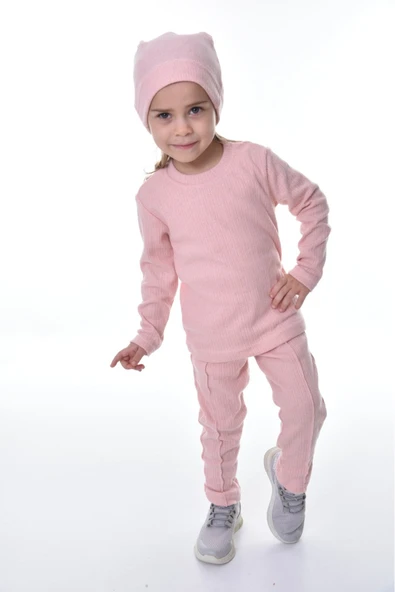 RISTAK Kız çocuk bereli mevsimlik alt üst takım - Resim 5