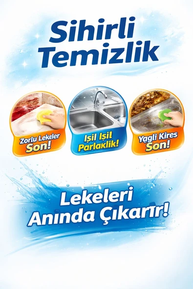 Cleaning Magic Sihirli Temizlik Bitkisel Genel Temizlik Ürünü 750ml X 12 Adet - Resim 3
