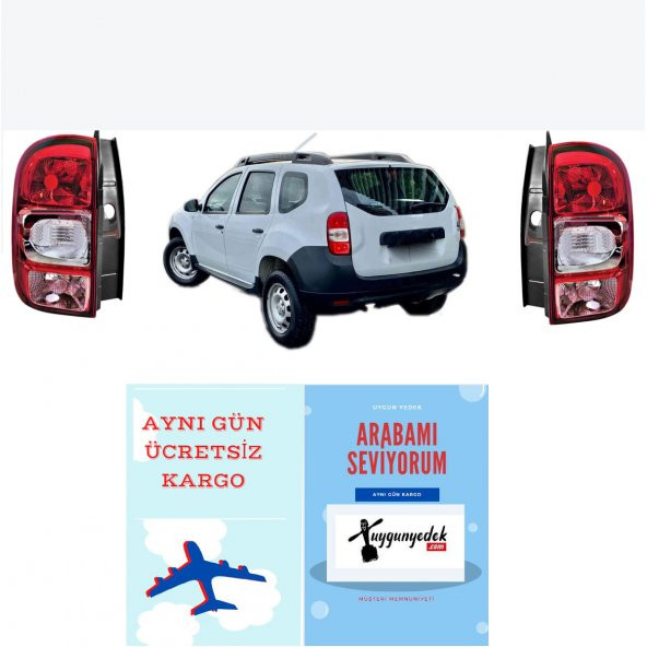 DACİA DUSTER SAĞ ARKA STOP LAMBASI 20132017