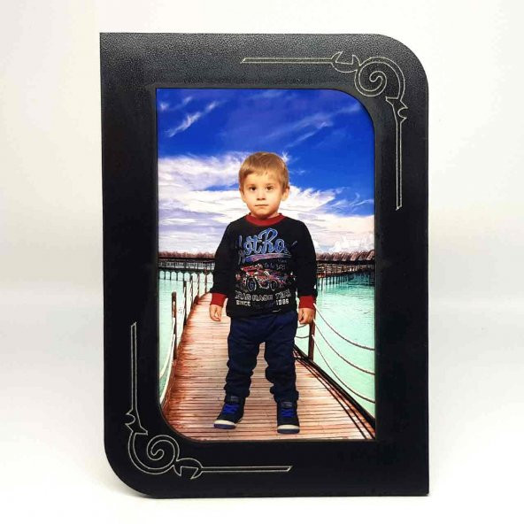 AHŞAP SİYAH RENK RESİM ÇERÇEVE 10*15 - 3