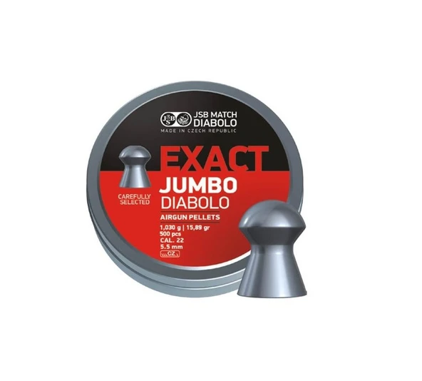 JSB DIABOLO JUMBO EXACT 5.52 MM HAVALI SAÇMA ürün görseli 1