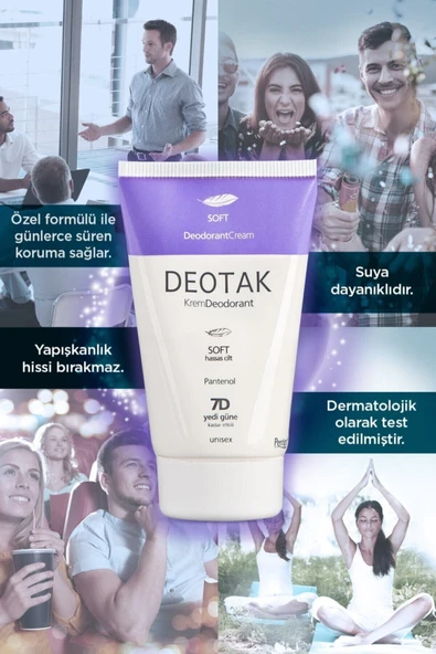 Deotak Krem Deodorant Soft 35 ml - Resim 2