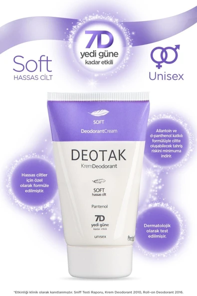 Deotak Krem Deodorant Soft 35 ml - Resim 4