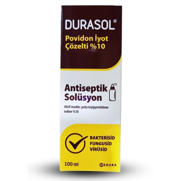 DURASOL ANTISEPTIK POVIDON IYOT 100ML ürün görseli 1