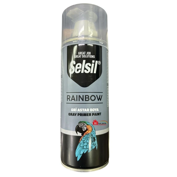 Selsil Rainbow Akrilik Sprey Astar 7042 Gri ürün görseli 1