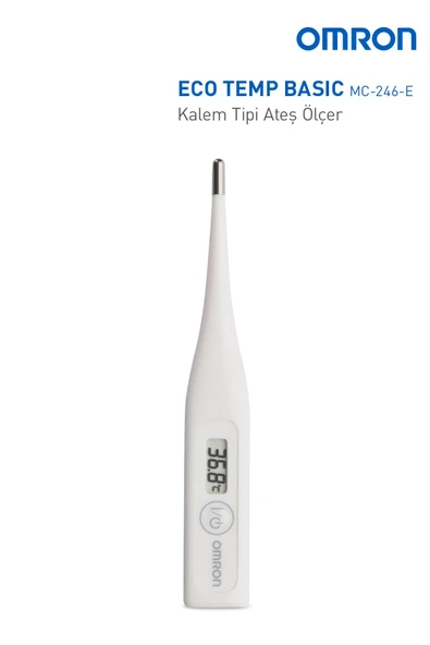 Omron Eco Temp Basic, Suya Dayanıklı Beden Tipi Ateş Ölçer MC-246-E - Resim 4