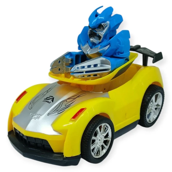 Robota dönüşen Araba - X-16 - Sarı ürün görseli 1