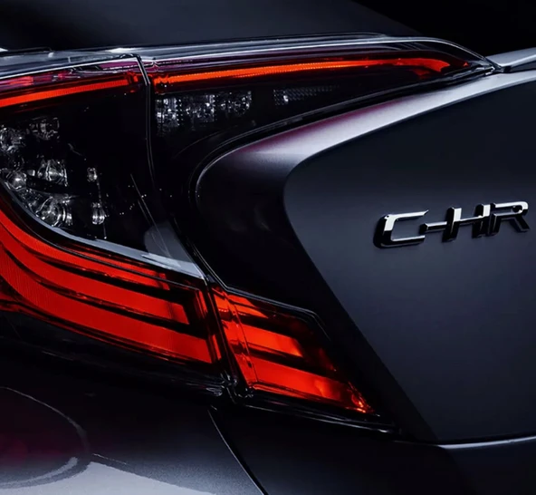 DK Tuning C-HR 3M Siyah ABS Bagaj Yazı Logo Toyota İle Uyumlu - Resim 3