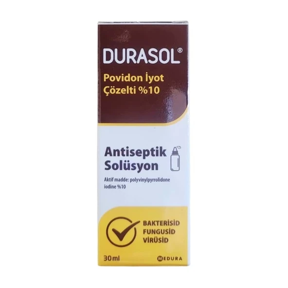 DURASOL ANTISEPTIK POVIDON IYOT 30ML ürün görseli 1