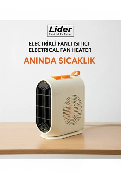 Lider Haus+ Elektrikli Fanlı Isıtıcı 2000 W - Resim 4