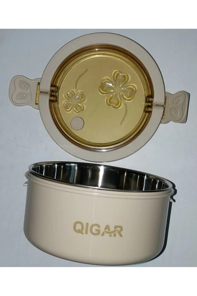 Tantitoni QIGAR, 700ml, Çelik, Yuvarlak, Yemek taşıma kabı, Sefer tası, Yemek termosu, FOOD 1111 ürün görseli 1