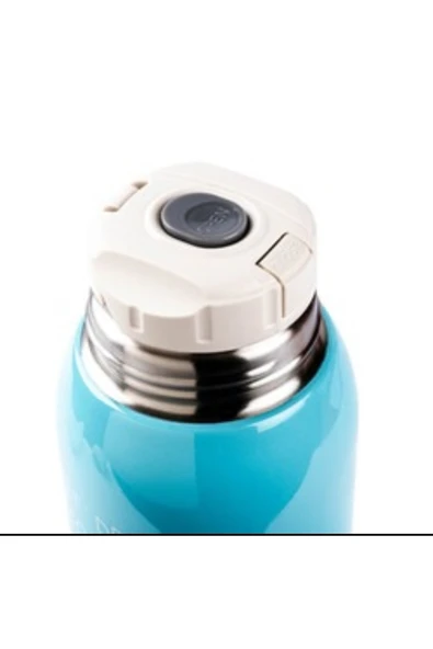 Tantitoni KAKE MAVİ UNICORN DESENLİ ÇOCUK TERMOSU 600ML - Resim 5