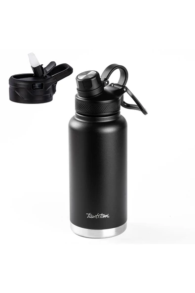 Tantitoni 020-01-SİYAH 2 KAPAKLI ÇİFT KATMANLI TERMOS 945ML ürün görseli 1