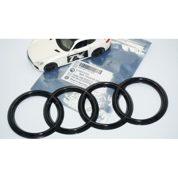 DK Tuning Audi Bagaj Siyah Halka 3M 3D Rozet Amblem Arma - 5