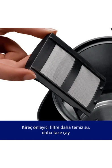 Philips Daily Collection Çay Makinesi, 1700W, 1,9 Lt Su Isıtıcısı, Otomatik Sıcak Tutma, HD7301/00 - Resim 6