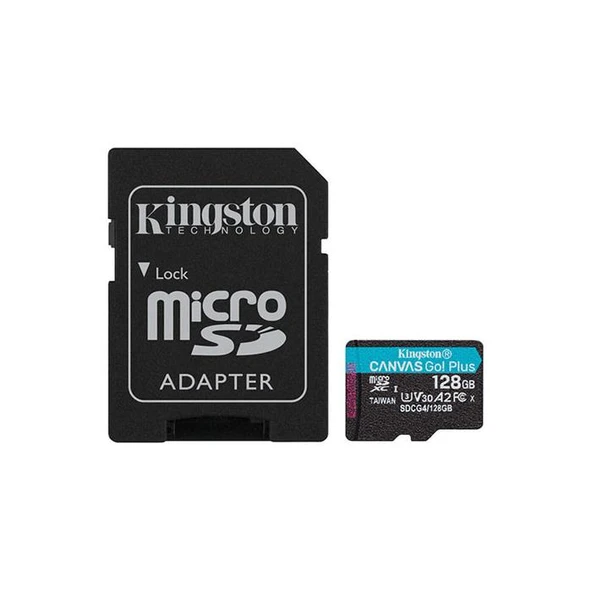 KINGSTON 128GB mSD CanvasGo+ SDCG4/128GB ürün görseli 1