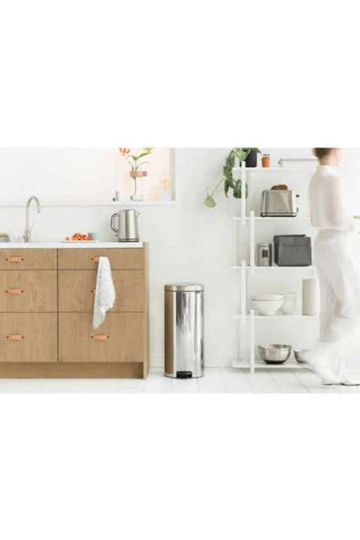 Brabantia Newıcon Fpp Matt Steel Pedallı Çöp Kutusu 30l - Resim 2