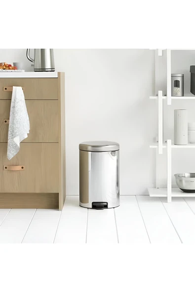 Brabantia Çöp Kovası 20 Litre Newıcon Brıllant Steel Pedallı Çöp Kutusu - Resim 3
