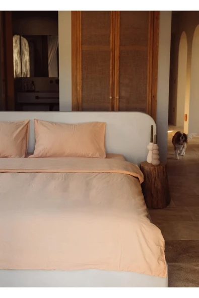 The Mia Cotta Toast Çift Kişilik Nevresim 220x200 Cm - Resim 4