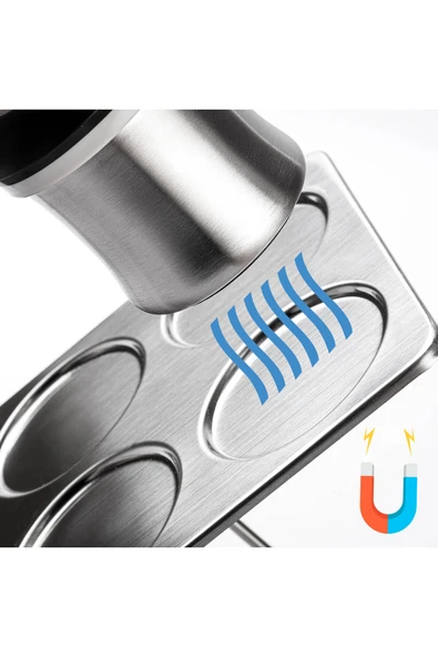 Tantitoni STANDLI 6LI PASLANMAZ ÇELİK BAHARATLIK SETİ 110ML - Resim 2