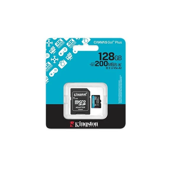 KINGSTON 128GB mSD CanvasGo+ SDCG4/128GB - Resim 3
