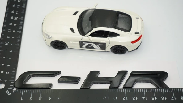 DK Tuning C-HR 3M Siyah ABS Bagaj Yazı Logo Toyota İle Uyumlu - Resim 2