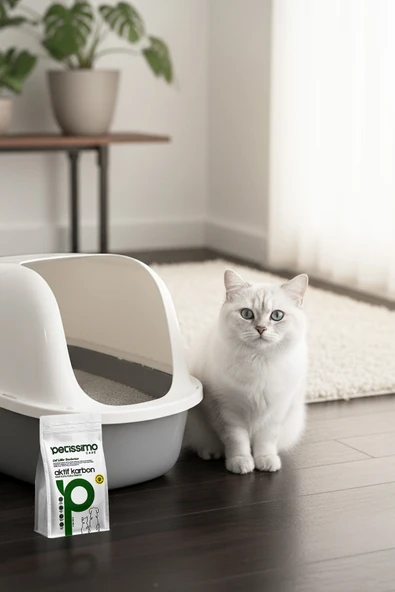 Petissimo Care Kedi Kumu Koku Giderici Aktif Karbon - 250 gr - Resim 5