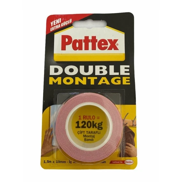 Pattex Double Montage Çift Taraflı Bant 120 kg - Resim 3