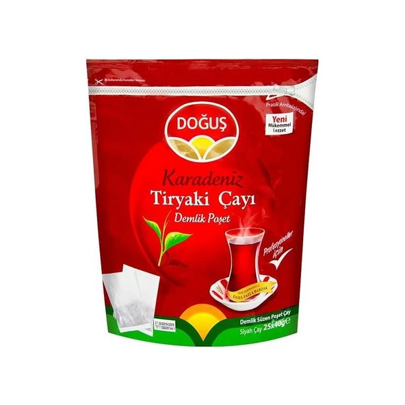 Doğuş Karadeniz Tiryaki Demlik Poşet Çay 25x40 gr ürün görseli 1