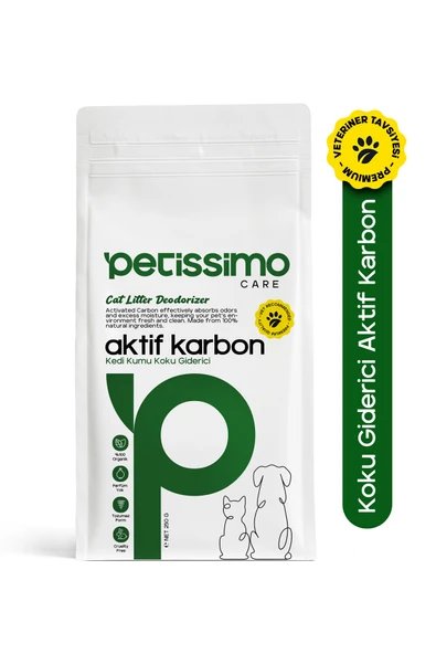 Petissimo Care Kedi Kumu Koku Giderici Aktif Karbon - 250 gr ürün görseli 1