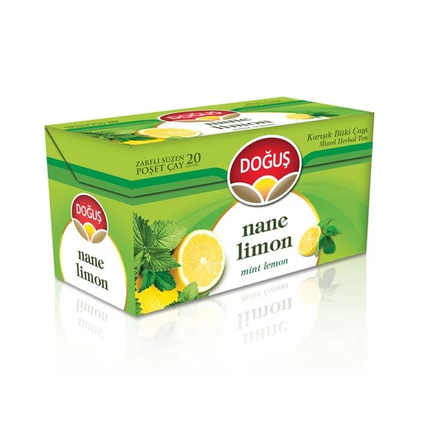 Doğuş Nane Limon Bitki Çayı Süzen Poşet 20x2gr(600.10.50.0020) ürün görseli 1
