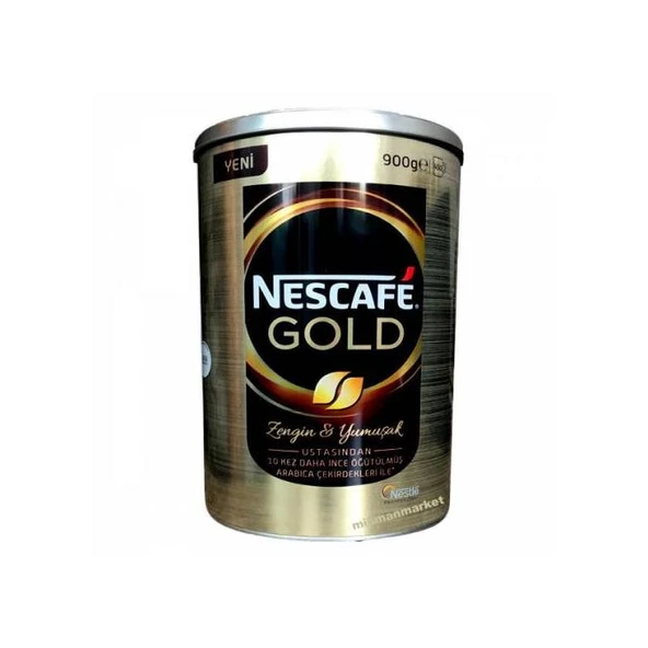 Nestle Nescafe Gold Teneke Signature 900gr 12456216(600.20.30.0020) ürün görseli 1