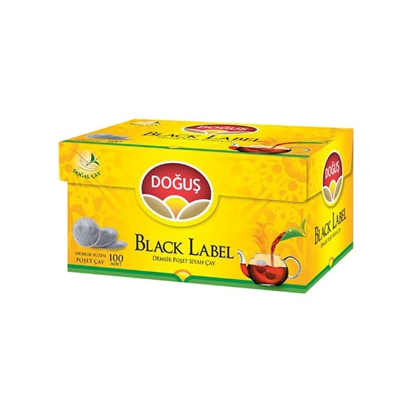 Doğuş Black Label Demlik Poşet Çay 48x3.2 gr(600.10.30.0015) ürün görseli 1