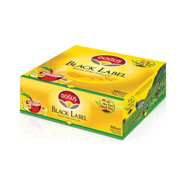 Doğuş Black Label Süzen Poşet Çay 100x2 gr(600.10.40.0007) ürün görseli 1
