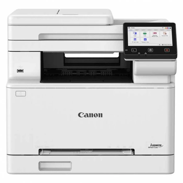 Canon MF667Cdw Renkli Lazer Yazıcı/Tarayıcı/Fotokopi/Fax/ADF ürün görseli 1