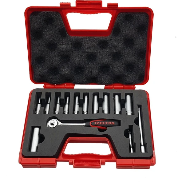 İzeltaş 14 Parça Derin Lokma Takımı 1/4'' İnç - Resim 5